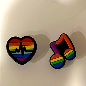 2 Pride Croc Charms